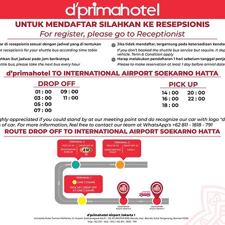 D'Primahotel Airport Jakarta 1 Tangerang Dış mekan fotoğraf